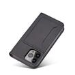 Lemontti Husa Book Magnet Card iPhone 14 Pro, cu suport portofel, Negru