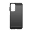 Lemontti Husa Carbon Case Flexible Samsung Galaxy A37 Negru