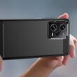 Lemontti Husa Carbon Case Flexible Xiaomi Redmi Note 12 Pro / Poco X5 Pro 5G Negru