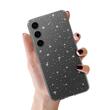 Lemontti Husa Crystal Glitter Samsung Galaxy A14 / A14 5G Argintiu