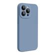 Lemontti Husa Liquid Silicon MagCharge iPhone 15 Pro Max Gri (protectie 360°, material fin, captusit cu microfibra)