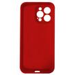 Lemontti Husa Liquid Silicon MagSafe iPhone 15 Pro Max cu suport Rosu