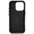 Lemontti Husa Piele MagSafe cu inel stand iPhone 15 Pro Negru