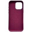 Lemontti Husa Piele MagSafe cu inel stand iPhone 16 Pro Visiniu