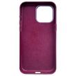 Lemontti Husa Piele MagSafe iPhone 15 Pro Visiniu