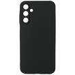 Lemontti Husa Silicon Soft Slim Samsung Galaxy A15 Negru (material mat si fin, captusit cu microfibra)