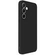 Lemontti Husa Silicon Soft Slim Samsung Galaxy A55 Negru (material mat si fin, captusit cu microfibra)