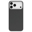 Lemontti Husa Slim Aramid/Kevlar Magsafe 1500D iPhone 17 Pro Max Negru