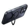 Mcdodo Husa Mata MagSafe iPhone 16 Pro cu suport Negru