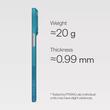 Pitaka Husa Ultra-Slim Aramida Magsafe iPhone 17 Pro Lucid Blue