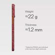 Pitaka Husa Ultra-Slim Aramida Monogram Magsafe iPhone 17 Pro Gold / Red