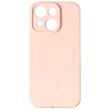 Lemontti Husa Silicon iPhone 15 MagSafe Roz