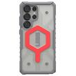 UAG Husa Pathfinder Clear Magnetic Samsung Galaxy S25 Ultra Active Lava Lanyard