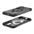 UAG Husa Pathfinder Clear Magnetic Samsung Galaxy S26 Ash/Black