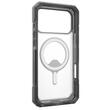 UAG Husa Trooper MagSafe iPhone 17 Pro Max Clear/Ash (2 parti: spate + protectie margini)
