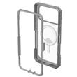 UAG Husa Trooper MagSafe iPhone 17 Pro Max Clear/Ash (2 parti: spate + protectie margini)