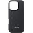Pitaka Husa Ultra-Slim Aramida Magsafe iPhone 16 Pro Black / Grey