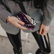 Husa iPhone 14 Pro Burga Dual Layer Purple Skies