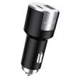 Lemontti Incarcator Auto Fast Charge 1 x port PD Type-C 20W + 1 x port USB-A QC 3.0 18W cu cablu Type-C la Type-C 20W, 1m, Negru/Argintiu