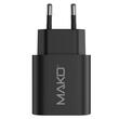 Mako Incarcator Retea Fast Charge 25W, USB-C, Black