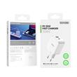 Duzzona Incarcator Retea GaN Fast Charging Dual Port USB si Type-C, 30W Alb