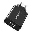 Lemontti Incarcator Retea 2.4A 2 porturi USB-A Negru