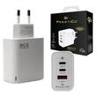 Prestico Incarcator Retea F28 2 x USB-C PD, 1 x USB QC, Fast Charge, 65W Alb
