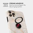 Burga Inel pentru telefon Gunmetal Cherrybomb