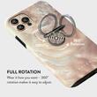 Burga Inel pentru telefon Gunmetal Monogram