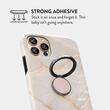 Burga Inel pentru telefon Gunmetal Peachy Gold