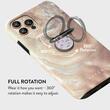 Burga Inel pentru telefon Gunmetal Wildflower
