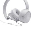 JBL Casti Over-Ear Tune500, cu microfon incorporat, Alb