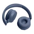 JBL Casti Wireless Over-Ear Tune 520BT, Pure Bass Sound, Bluetooth 5.3, Conexiune multi-point, Asistent vocal, Albastru