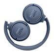 JBL Casti Wireless Over-Ear Tune 520BT, Pure Bass Sound, Bluetooth 5.3, Conexiune multi-point, Asistent vocal, Albastru