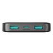 Joyroom Acumulator extern 10000mAh, Led, 2.4A 2x USB-A 1x USB-C Negru