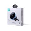 Joyroom Suport Auto Magnetic cu încarcare wireless Qi, MagSafe, 15 W, rotatie 360 grade + Cablu Type-C, prindere la sistemul de ventilatie, Argintiu
