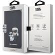 Karl Lagerfeld Husa Book PU Saffiano Karl & Choupette iPhone 15 Pro Negru