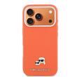 Karl Lagerfeld Husa Karl & Choupette Head Pins Saffiano MagSafe iPhone 17 Pro Orange