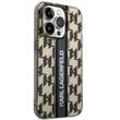 Karl Lagerfeld Husa Monogram Vertical Stripe iPhone 14 Pro Max Negru