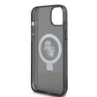 Karl Lagerfeld Husa Ringstand Karl & Choupette MagSafe iPhone 15 Plus Negru