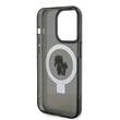 Karl Lagerfeld Husa Ringstand Karl & Choupette MagSafe iPhone 15 Pro Max Negru
