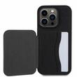 Karl Lagerfeld Husa Saffiano Card Slot Stand Karl&Choupette iPhone 15 Pro Negru