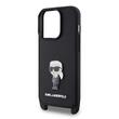 Karl Lagerfeld Husa Saffiano Crossbody Metal Ikonik iPhone 15 Pro Max Negru