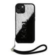 Karl Lagerfeld Husa Sequins Reversible iPhone 15 Negru / Argintiu