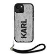 Karl Lagerfeld Husa Sequins Reversible iPhone 15 Negru / Argintiu