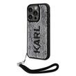 Karl Lagerfeld Husa Sequins Reversible iPhone 15 Pro Max Negru / Argintiu