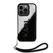 Karl Lagerfeld Husa Sequins Reversible iPhone 15 Pro Max Negru / Argintiu