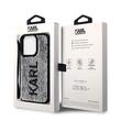 Karl Lagerfeld Husa Sequins Reversible iPhone 15 Pro Max Negru / Argintiu