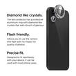 La Lumiere Folie Sticla Camera Diamond Lens iPhone 16 / 16 Plus Argintiu