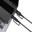 Lemontti Cablu Multi connector 4 in 1, USB-A & Type-C la Type-C & Lightning, PD 60W, 1.2m, Negru